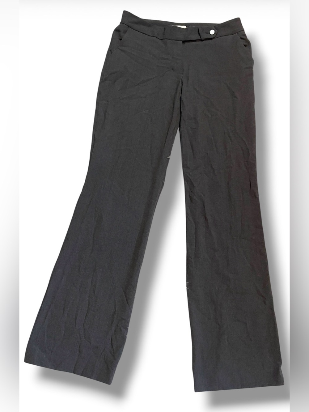 Calvin Klein Charcoal Wide-Leg Trousers